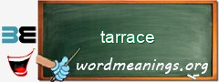 WordMeaning blackboard for tarrace